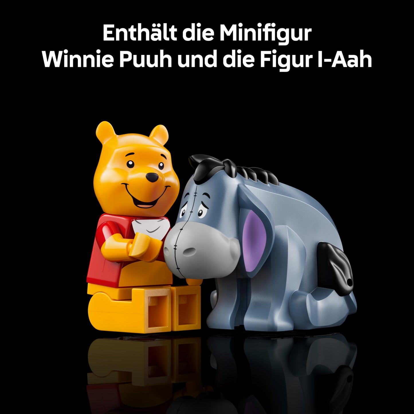 LEGO | Disney Winnie the Pooh - model building for adults to display - with honey pot, collector's minifigure & Eeyore figure - DIY nostalgic gift idea for fans - 43300