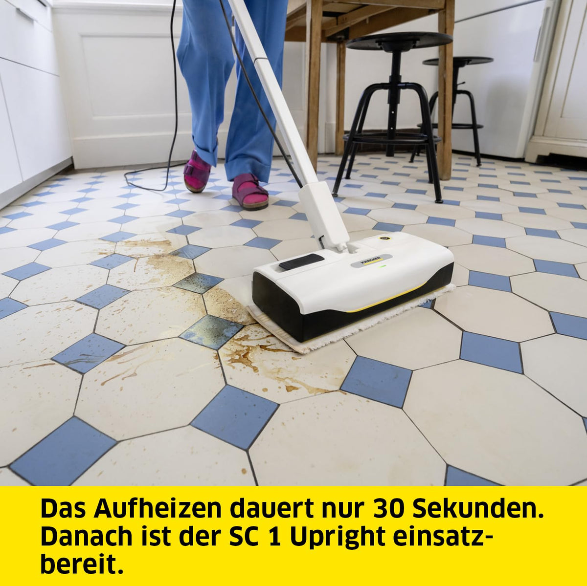 Kärcher Mop de abur SC 1 Upright, timp de încălzire: 30 s - 1.513-560.0