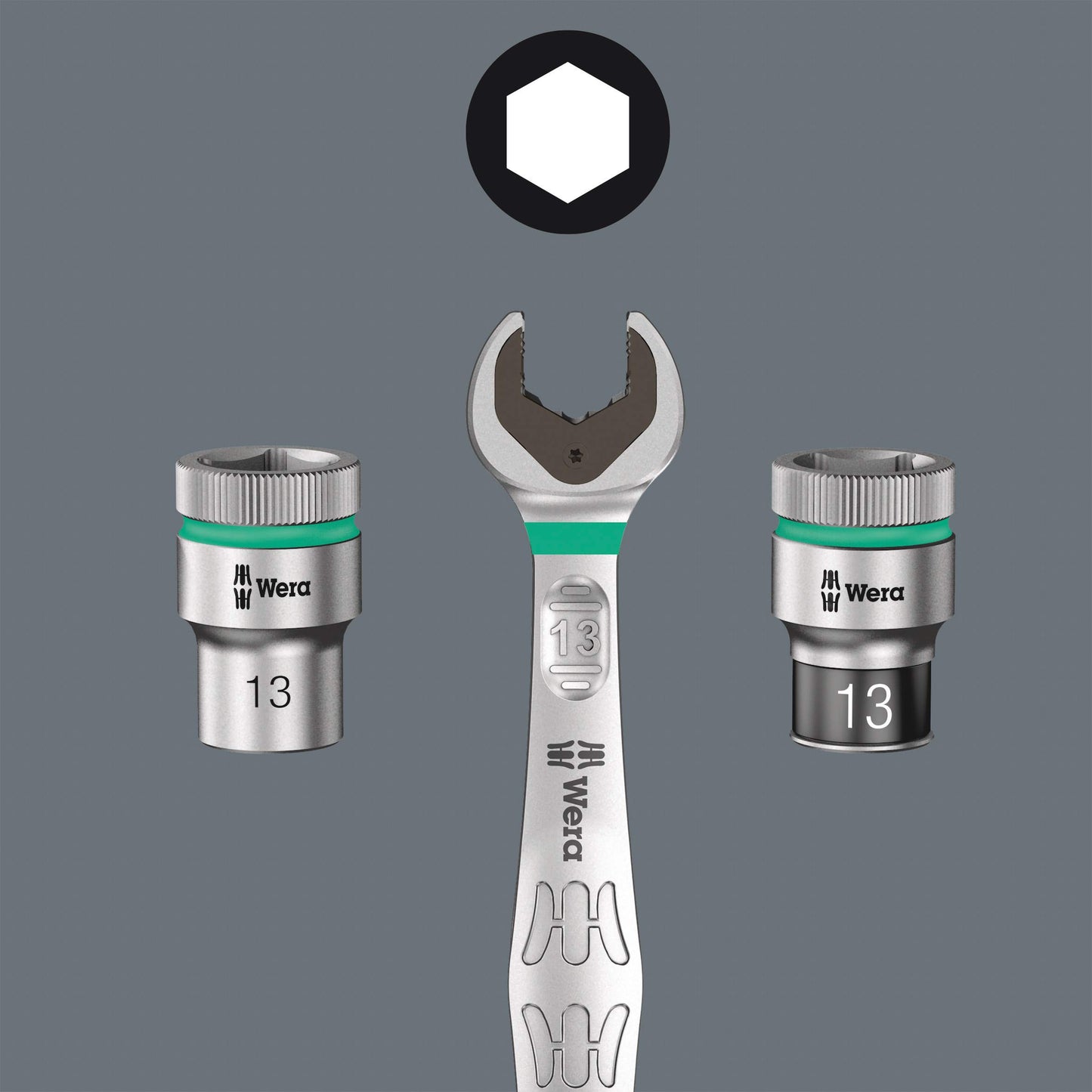 Wera 05004181001 Bicycle Set 12, combination wrench set, 12 pieces