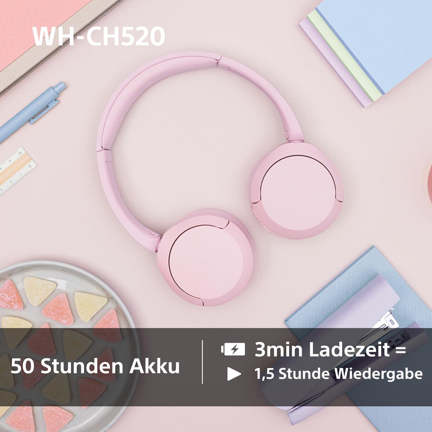 Sony WH-CH520 Pink