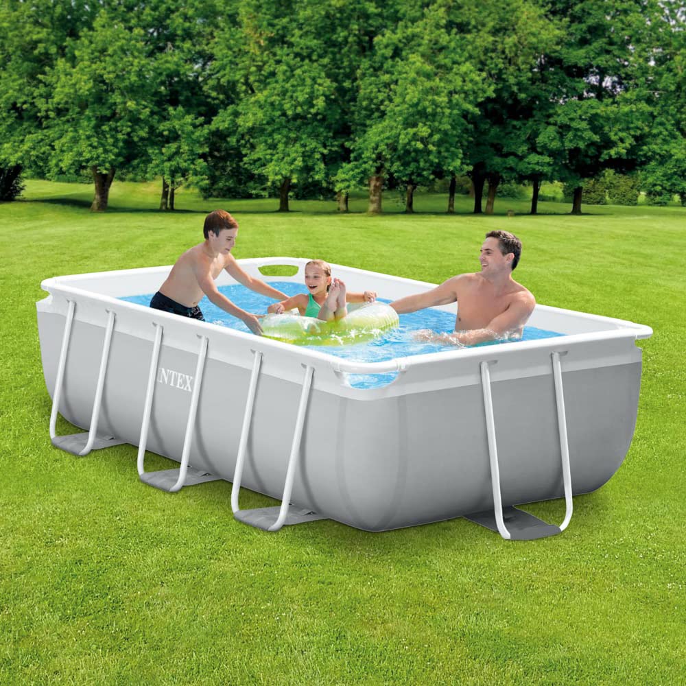 Intex 3M X 1.75M X 0.8M Prism Frame Rectangular Pool Set - 26784GN