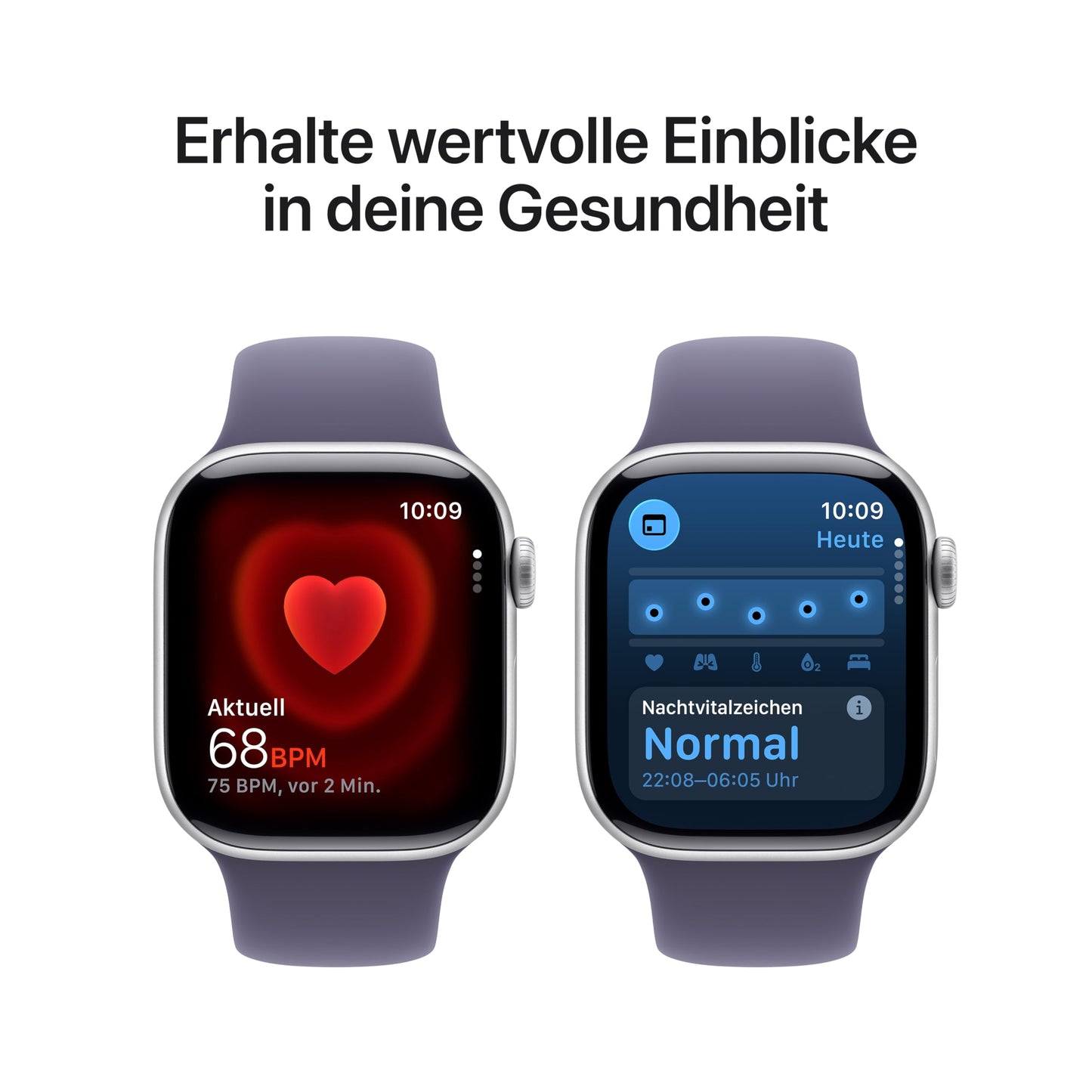 Apple Watch Series 11 GPS 42mm Silver/Purple Fog (MEU64ZR/A)