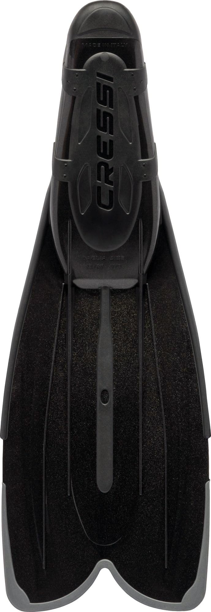 Cressi Agua Fins Swimming Fins - Adjustable Foot Section for Diving - Ergonomic Short Fins Adults & Children - Durable Fin Material - Black/Sheer Joy - 37/38 - CA205037