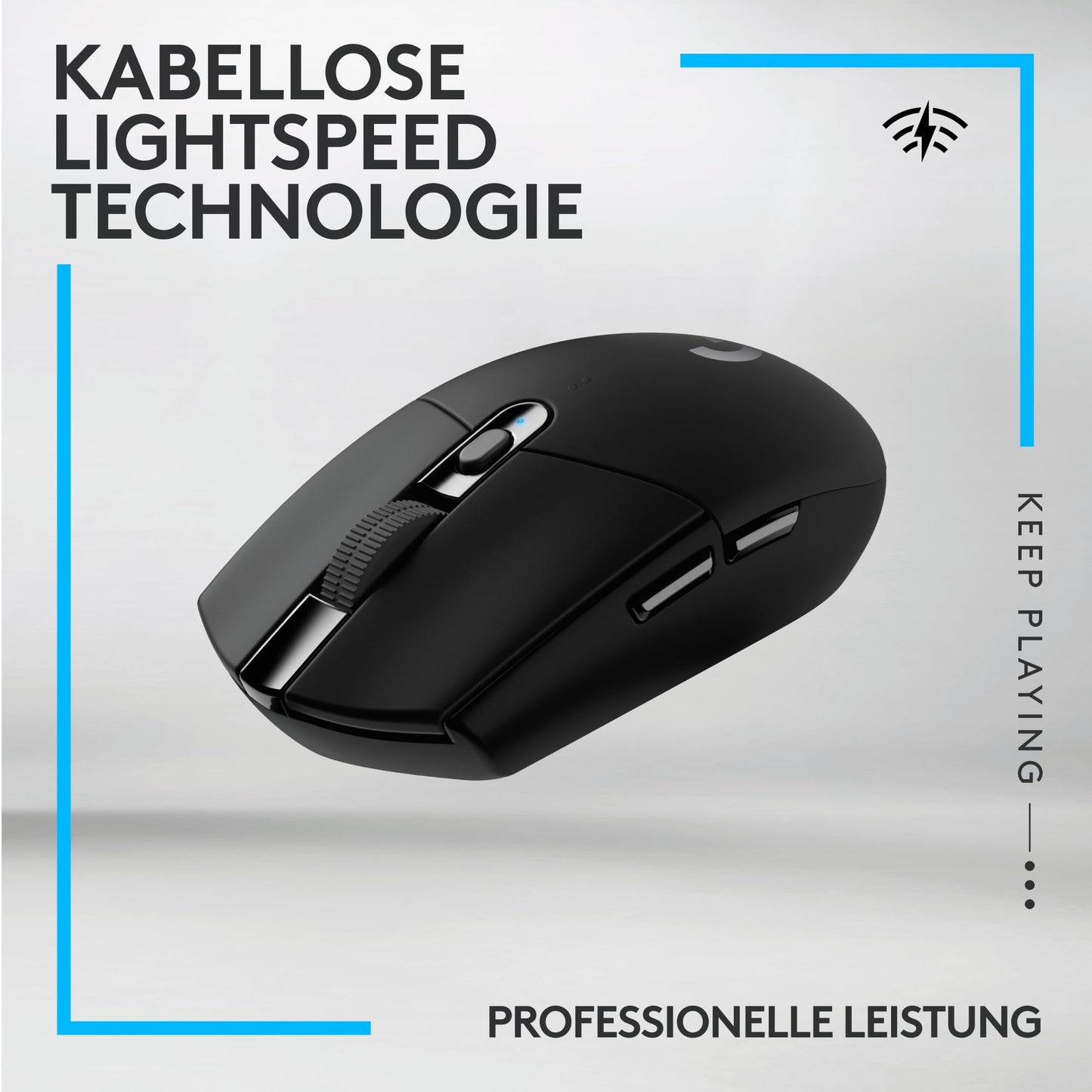 Logitech G305 LIGHTSPEED wireless gaming mouse and G413 TKL SE mechanical gaming keyboard - mouse with HERO sensor and compact keyboard - PC/Mac - Black - 910-005282