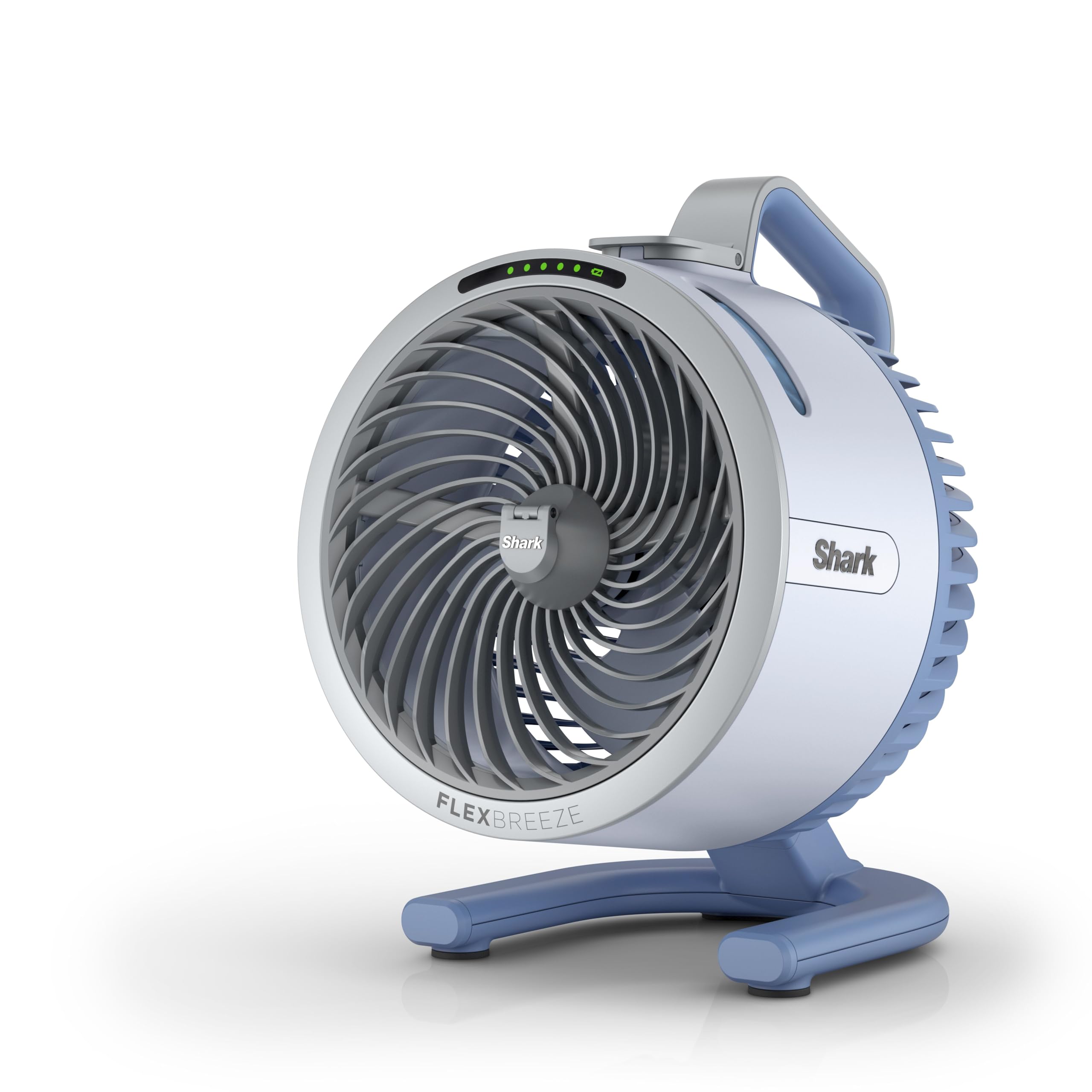 Shark FlexBreeze HydroGo Powerful Fan with Mist, Cooling for Indoor & Outdoor, Quiet & Durable, Wired & Wireless, Compact & Lightweight, 5 Speeds, Glacier FA050EUBL