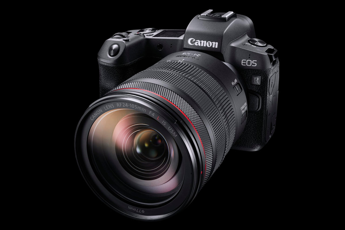 Canon RF 24-105mm F4L is USM Lens Zoom Lens Telephoto Lens suitable for EOS R series cameras (77mm filter thread, image stabilizer, Nano USM motor, weather resistance), black