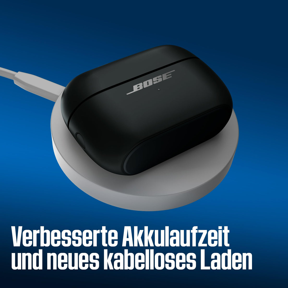 Bose Ultra Open Earbuds (2nd Gen.) – Open-ear, clip-on, wireless Bluetooth earbuds, 360-degree sound, wireless charging, up to 28 hours of playback, ideal for travel, school, and office, black. - 897806-0010