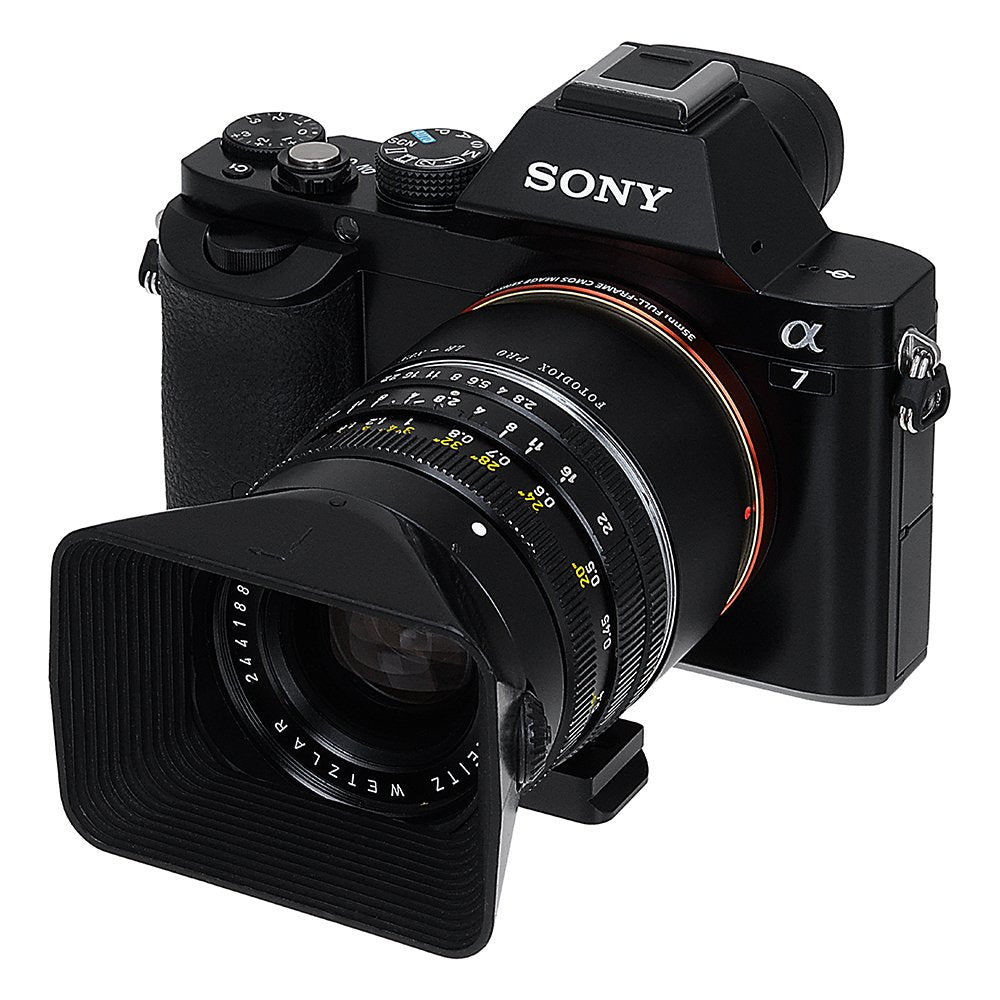 Fotodiox Pro Lens Mount Adapter Compatible with Leica R Lenses on Sony E-Mount Cameras - LR-SnyE-Pro