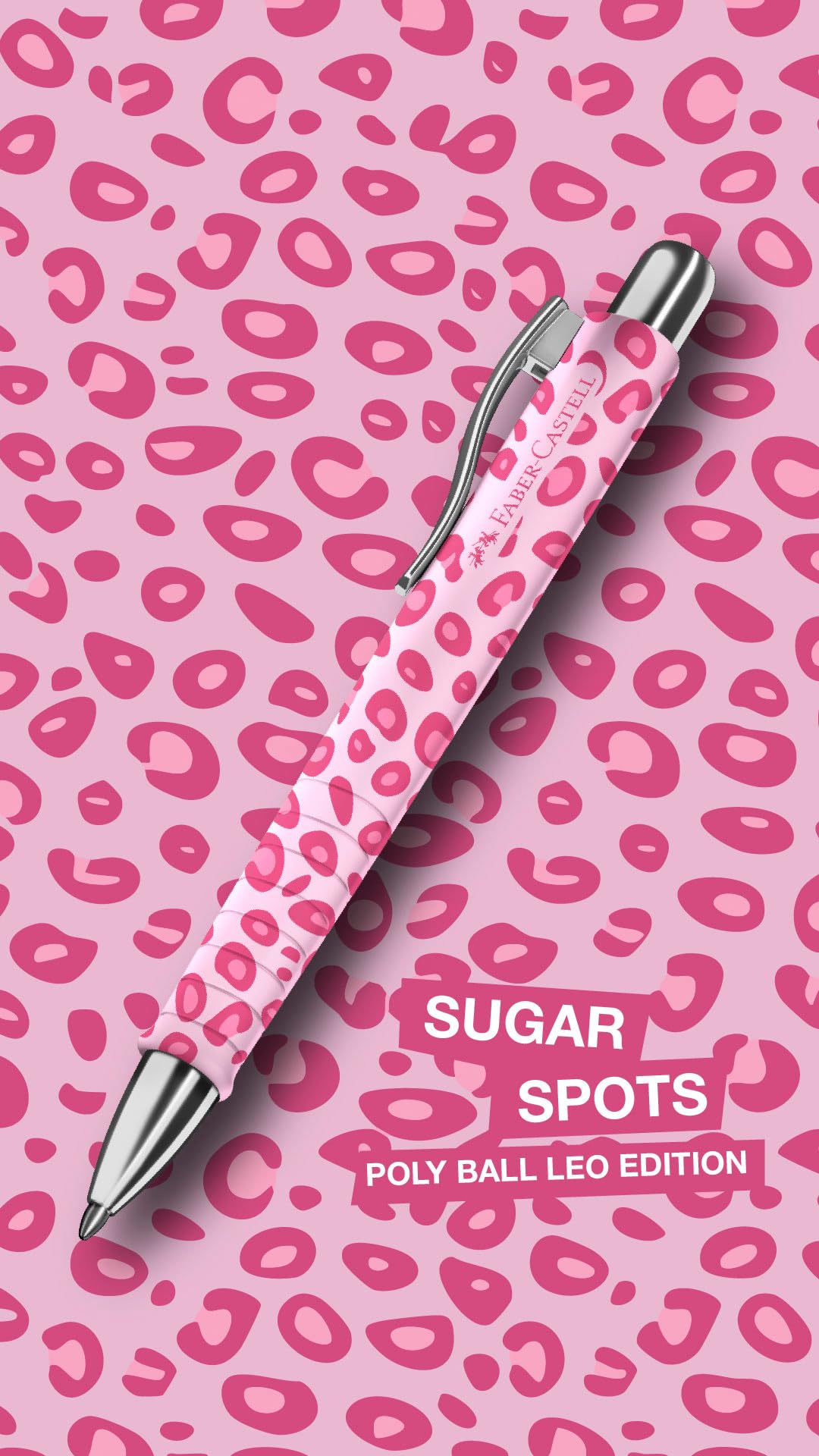Faber-Castell - Poly Ball Leo Sugarspots ballpoint pen, 5 pieces - 205288