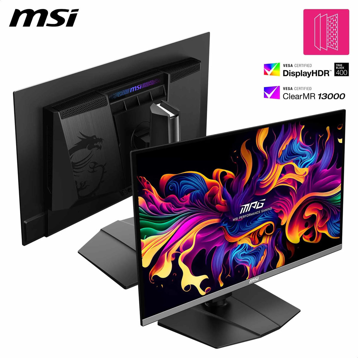 MSI MPG 272URXDE QD-OLED Gaming Monitor, 27 inch, 4K UHD, 240 Hz, 0.03 ms - 4711377275477