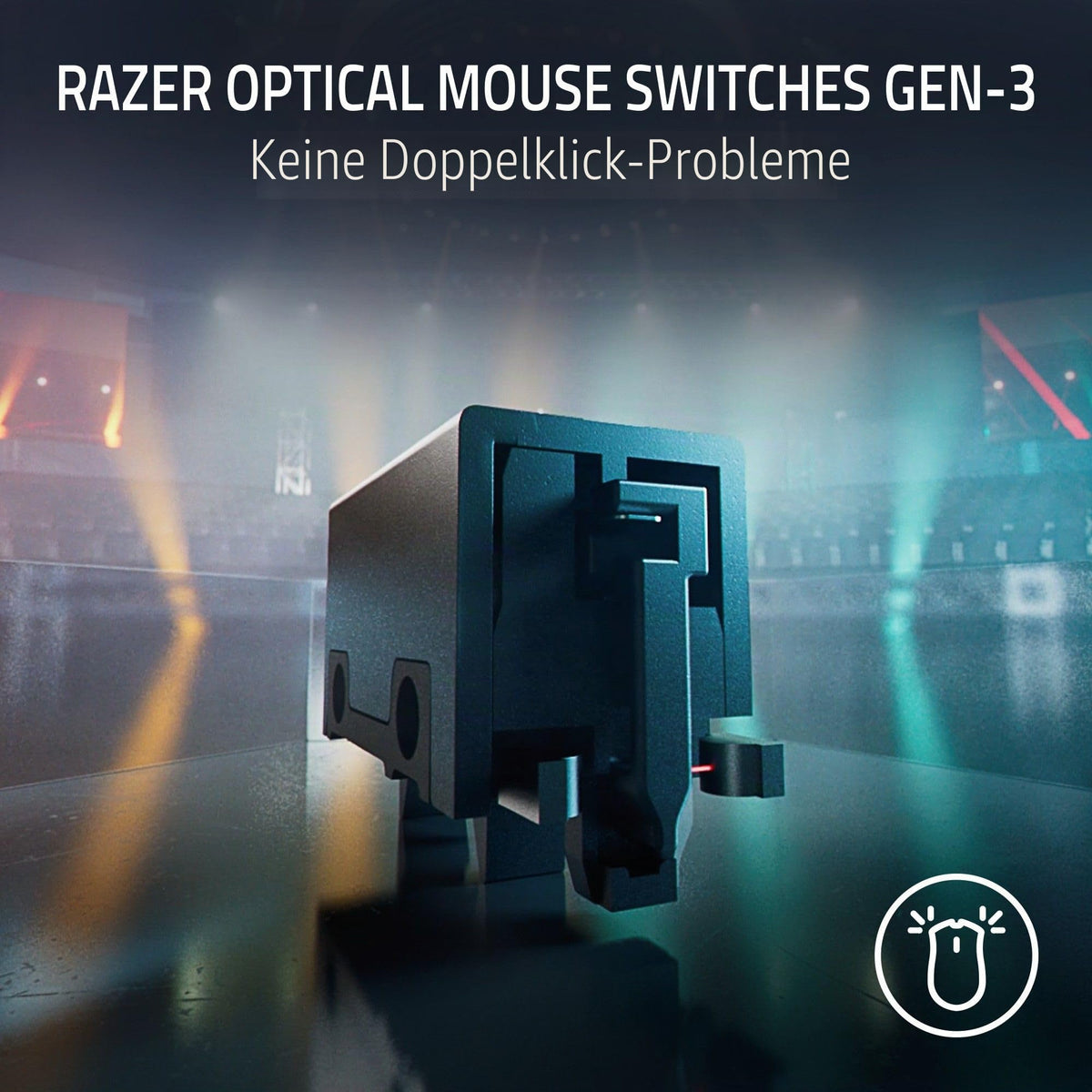 Razer DeathAdder V3 Pro - Wireless ergonomic esports mouse (63g lightweight, ergonomic shape, Focus Pro Optical Sensor 30K DPI, Gen-3 mouse switches, HyperSpeed Wireless) Black - RZ01-04630100-R3G1