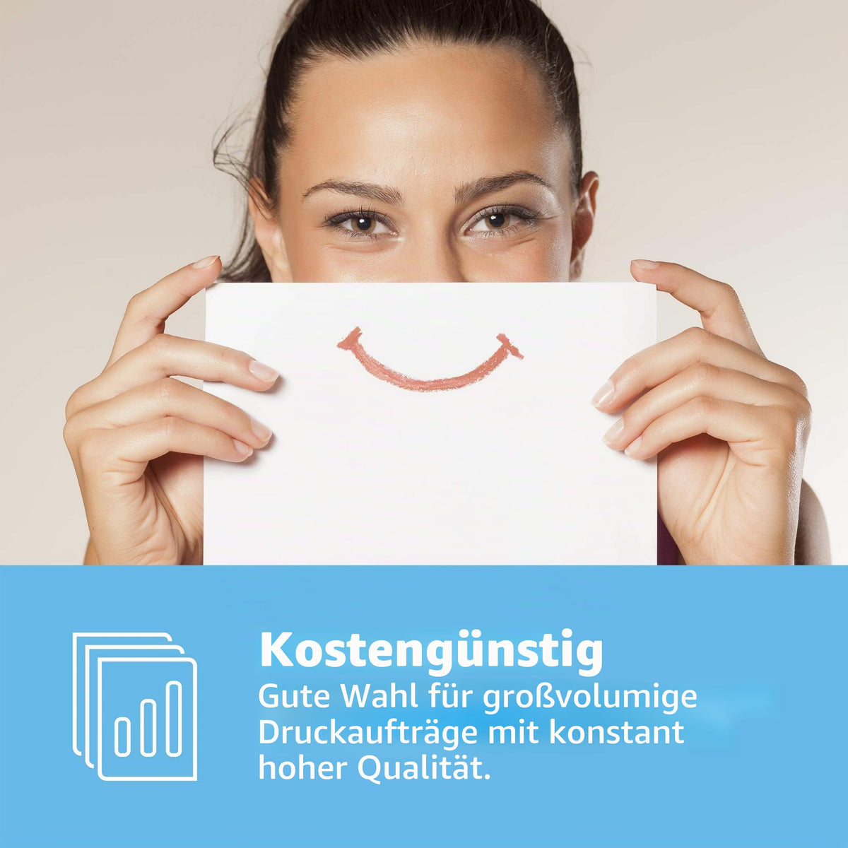 HP Office Copy Paper CHP110: 80 g DIN-A4, 2500 sheets (5x500) matte, white – Allround Copy Paper for Office RH98112