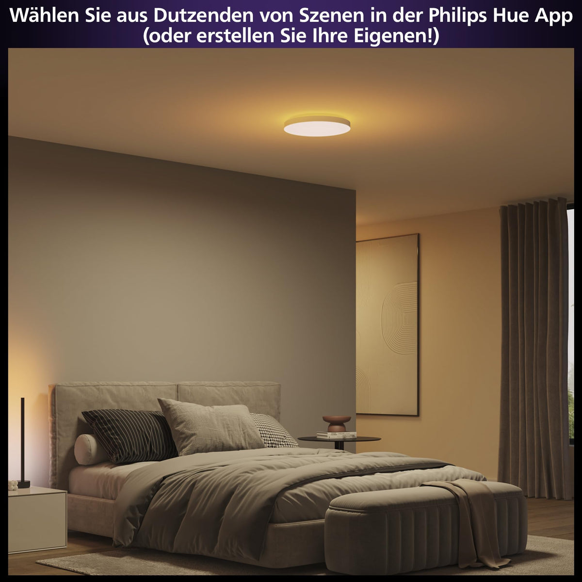 Philips Hue Datura Ceiling Light Small, 38.4 cm Diameter, White - 8720169277618