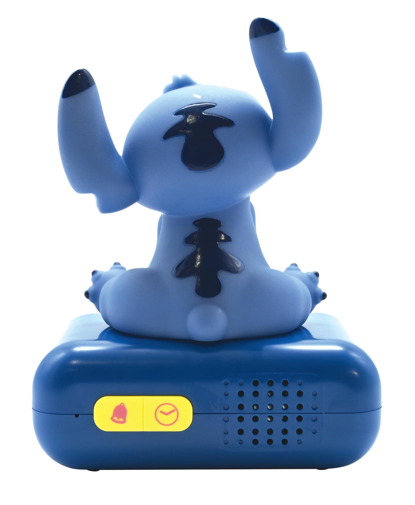 Lexibook, Disney Stitch, Night Alarm Clock, Sounds and Melodies, Backlit LCD Display, Illuminated, Snooze Function, Blue, RL800D
