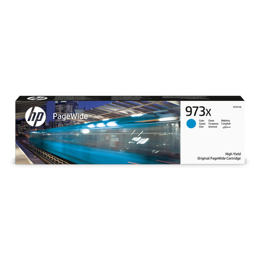 HP 973X (F6T81AE) Original Druckerpatrone Blau mit hoher Reichweite für HP