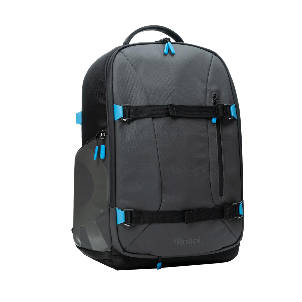 Rollei Fotoliner Ocean Pro: Large camera backpack in black made from 49 recycled PET bottles, suitable for hand luggage, including laptop compartment, movable dividers - 20314