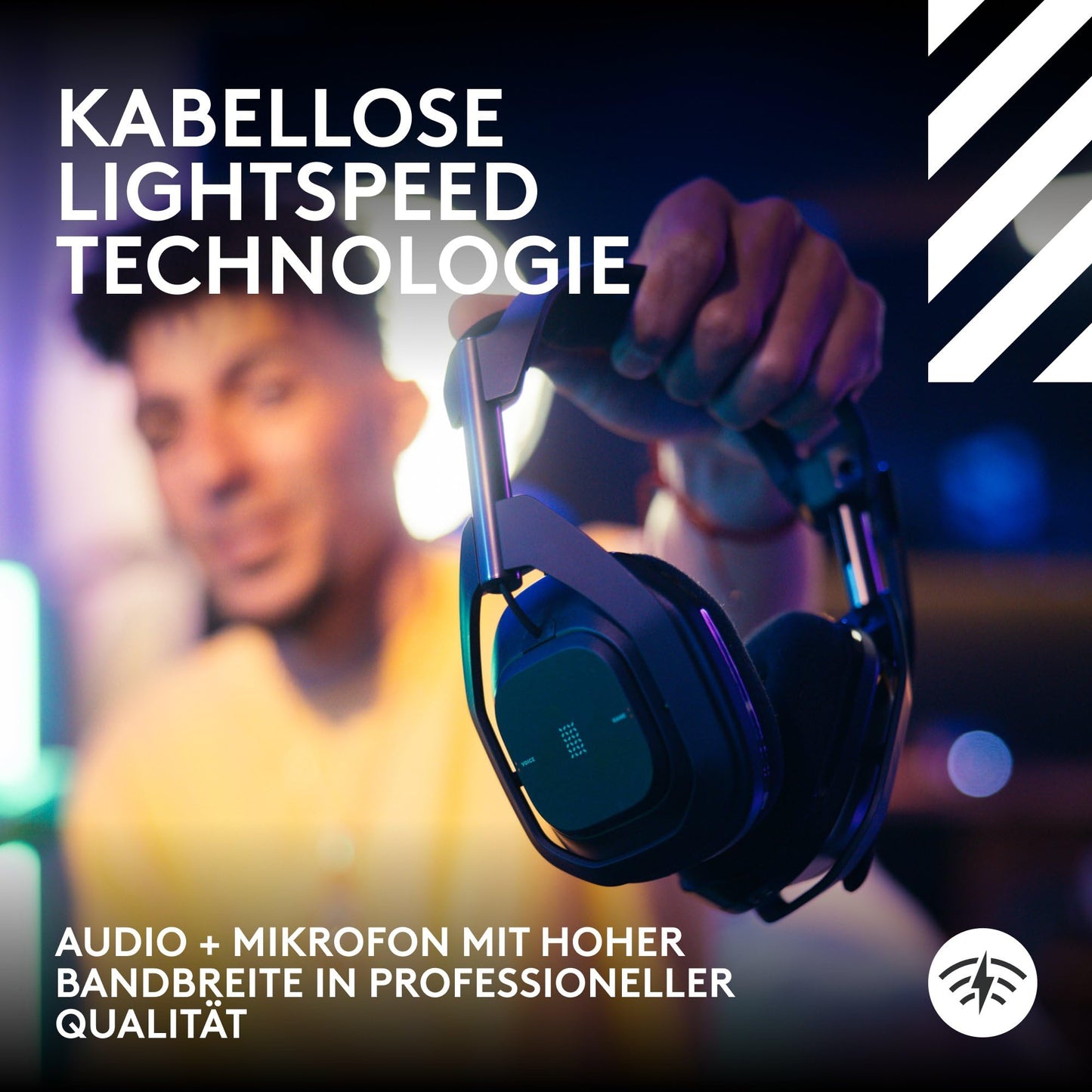 Logitech G Astro A50 X LIGHTSPEED, Wireless Gaming Headset + Base Station - PRO-G GRAPHENE, PLAYSYNC for Xbox Series - 939-002128