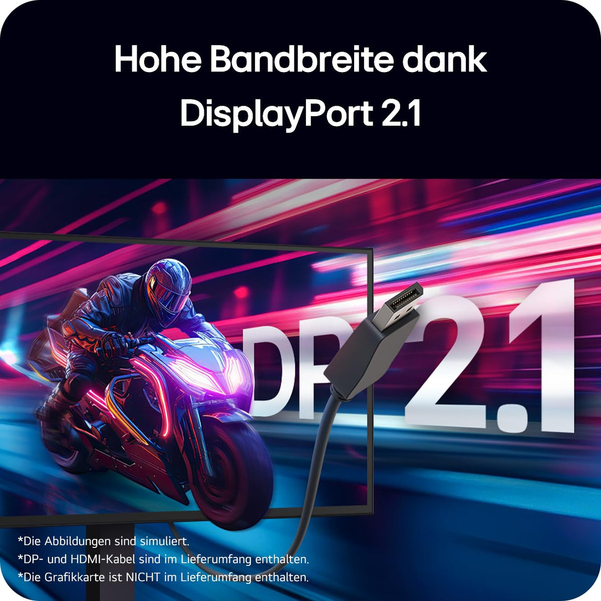 LG Ultragear™ 27GX790B-B Monitor de Gaming QHD OLED de 27 Zoll, 540Hz/720Hz Dual Mode, 0,02ms, DisplayHDR True Black 500, AMD FreeSync Premium Pro, 1x DisplayPort 2.1, 2X HDMI 2.1, Negru