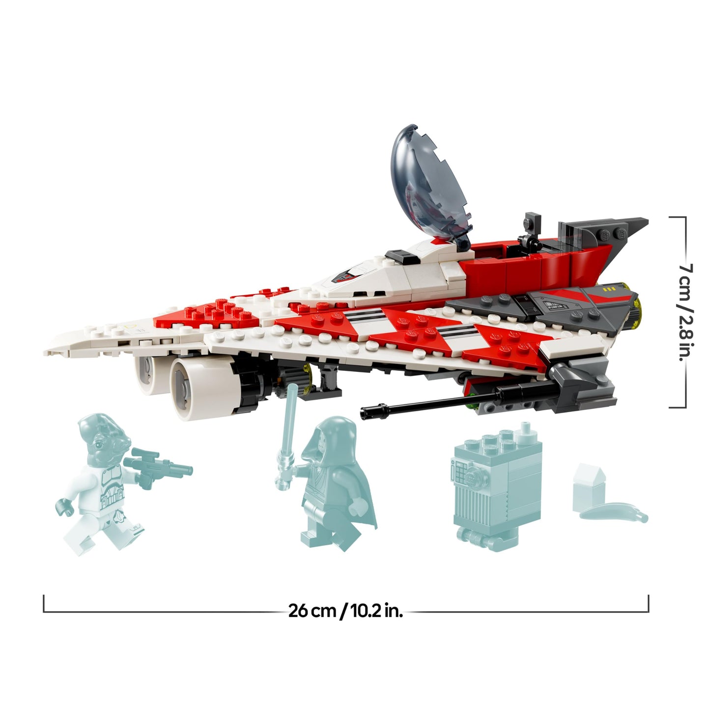 LEGO Star Wars Jedi Bob's Starfighter, Building Toy, Toy Starship Bricks, Popular Character, Birthday Gift for Boys, Girls and All Fans Ages 8 and Up 75388