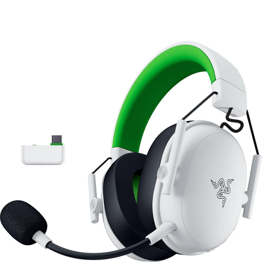 Razer BlackShark V3 X HyperSpeed Xbox - Wireless E-Sport Gaming Headset - Ultra lightweight 270 g - Triforce 50mm drivers - Detachable microphone - HyperSpeed 2.4 GHz & Bluetooth - Xbox/PC | White - RZ04-05420300-R3M1