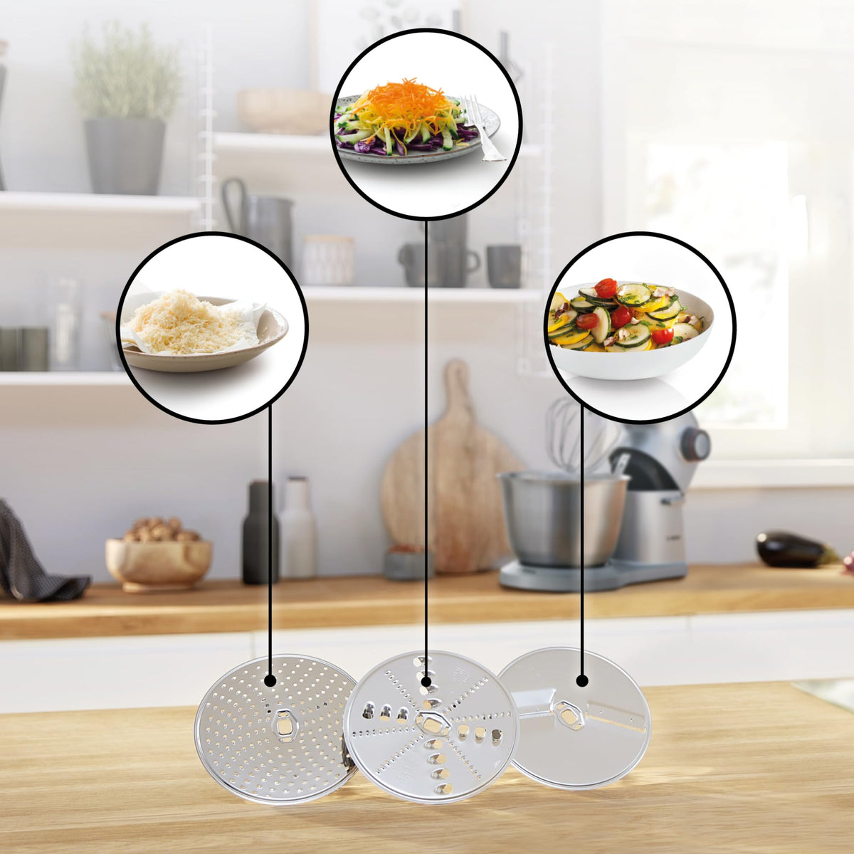 Bosch Robot de bucătărie Serie 4, bol de 3,9 L, lavabil în mașina de spălat vase, blender de 1,25 L, mașină de tocat carne, storcător de citrice, cârlig de frământat, tel, feliator continuu, 3 discuri, 900 W, antracit/silver, MUM56340