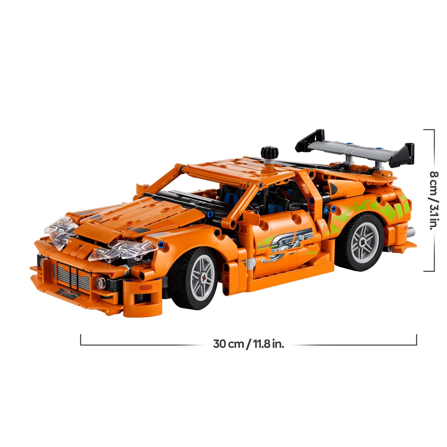LEGO Technic Fast and Furious Toyota Supra MK4 - toy car - with 6-cylinder engine and opening doors - model set for boys and girls aged 9 and up - birthday gift idea 42204