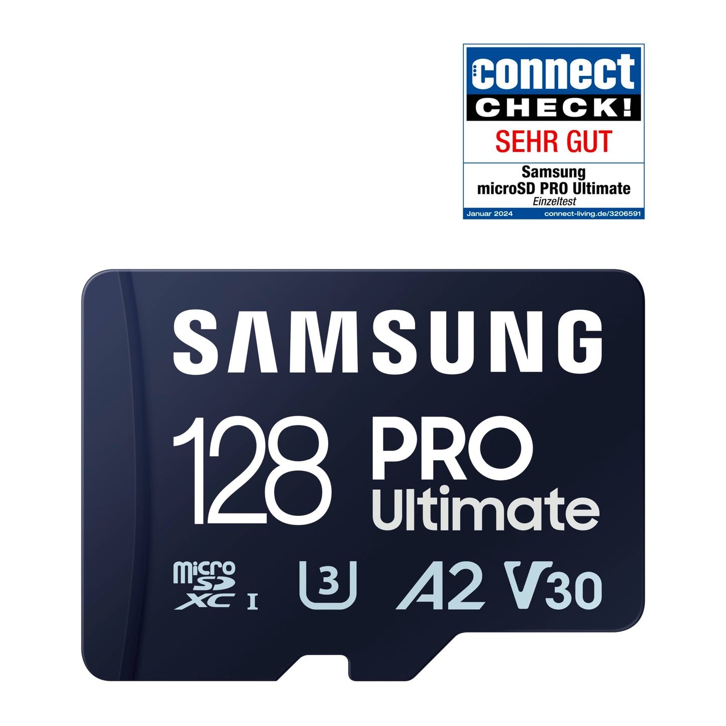 Samsung PRO Ultimate microSD card + SD adapter