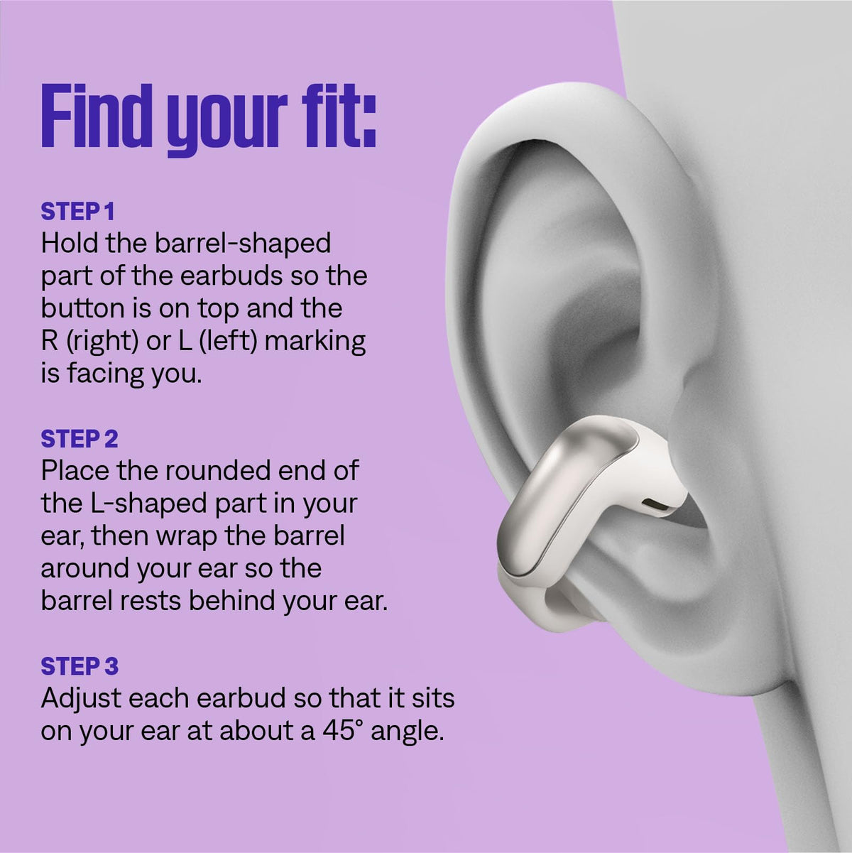 Bose Ultra Open Earbuds with Bluetooth and OpenAudio technology, Clip On headphones, wireless Open Ear earbuds, immersive audio, up to 48 hours battery life, Moon Blue - Limited Edition - 881046-0600
