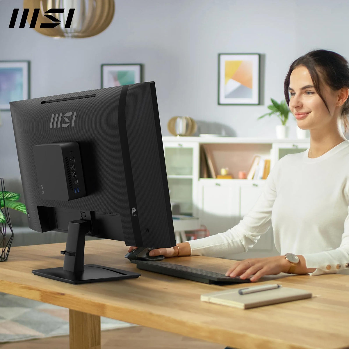 MSI PRO MP275QA E14 – 27″ WQHD IPS, 144 Hz, 1 ms, HDR & Adaptive-Sync. Cu Eye Care, difuzoare integrate, HDMI 2.0b, DP 1.2a, design fără margini, înclinat și compatibil VESA, de culoare neagră. - 4711377397247