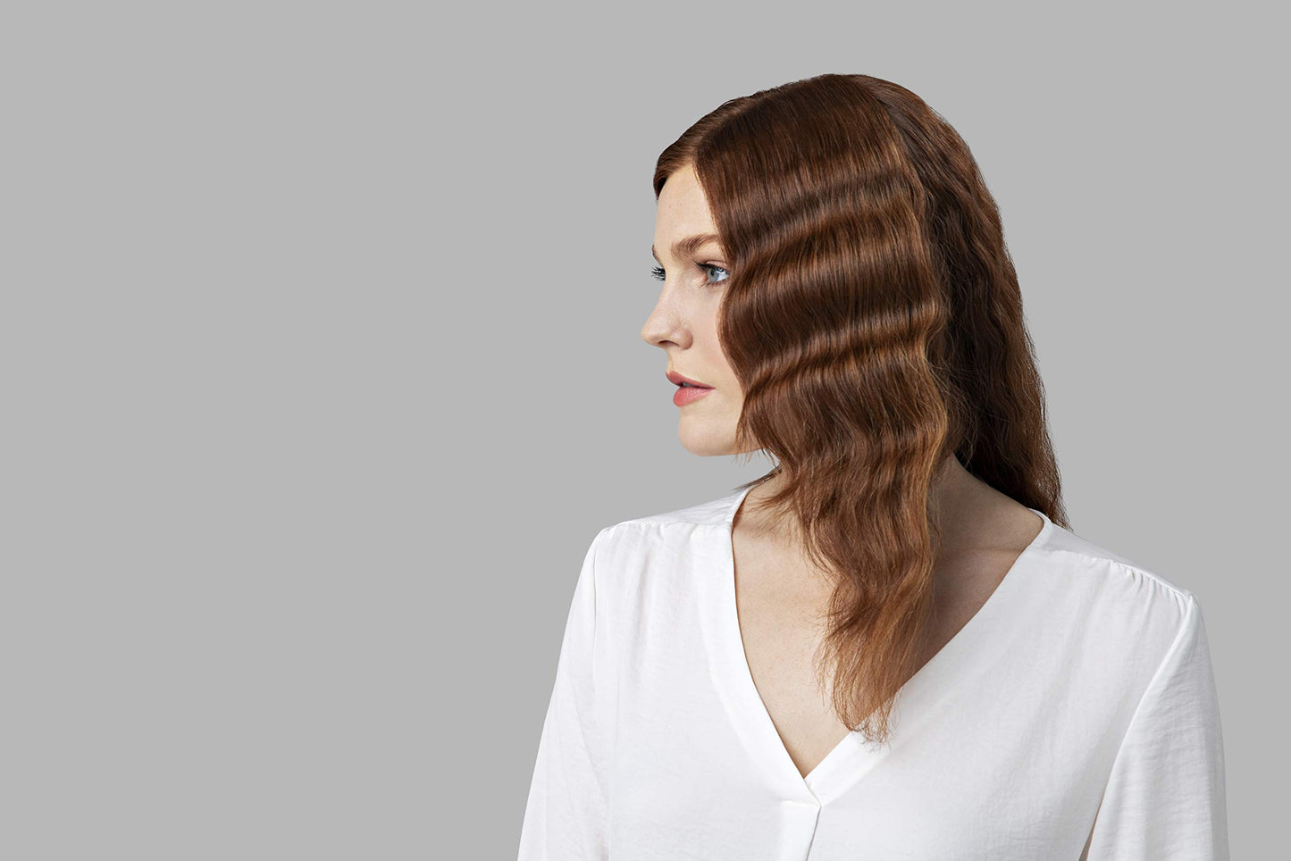 Remington wave iron [test winner] ProLuxe 4-in-1 curling iron: beach, natural waves, water waves, (digital display, temperature setting up to 210°C) crepe iron, multistyler CI91AW, white rose