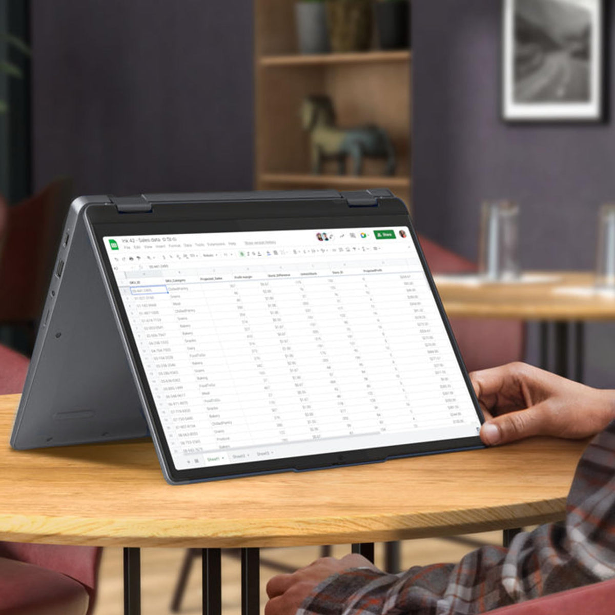 Lenovo IdeaPad Flex Convertible 5 Laptop | Display WUXGA de 14" | AMD Ryzen 7 7730U | 16GB RAM | 512GB SSD | Grafică AMD Radeon | Windows 11 Home | QWERTZ | gri | 3 luni Premium Care - 82XX0003GE