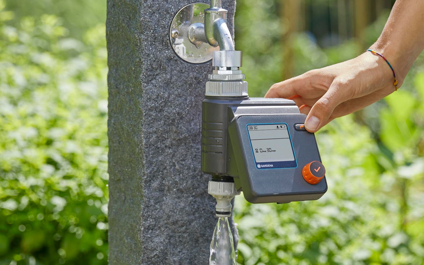 Gardena irrigation control Select: Automatic and time-saving irrigation, flexible irrigation thanks to 3 schedules, Water Now function (1891-20)