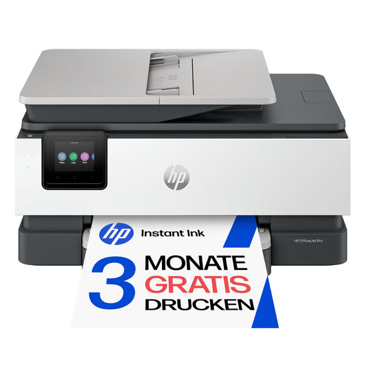HP OfficeJet Pro 8122 All-in-One Printer, 3 months of free printing with Instant Ink included, printer, scanner, copier, fax, WiFi, LAN, duplex, ePrint, AirPrint, basalt. - C2VJ9B#629