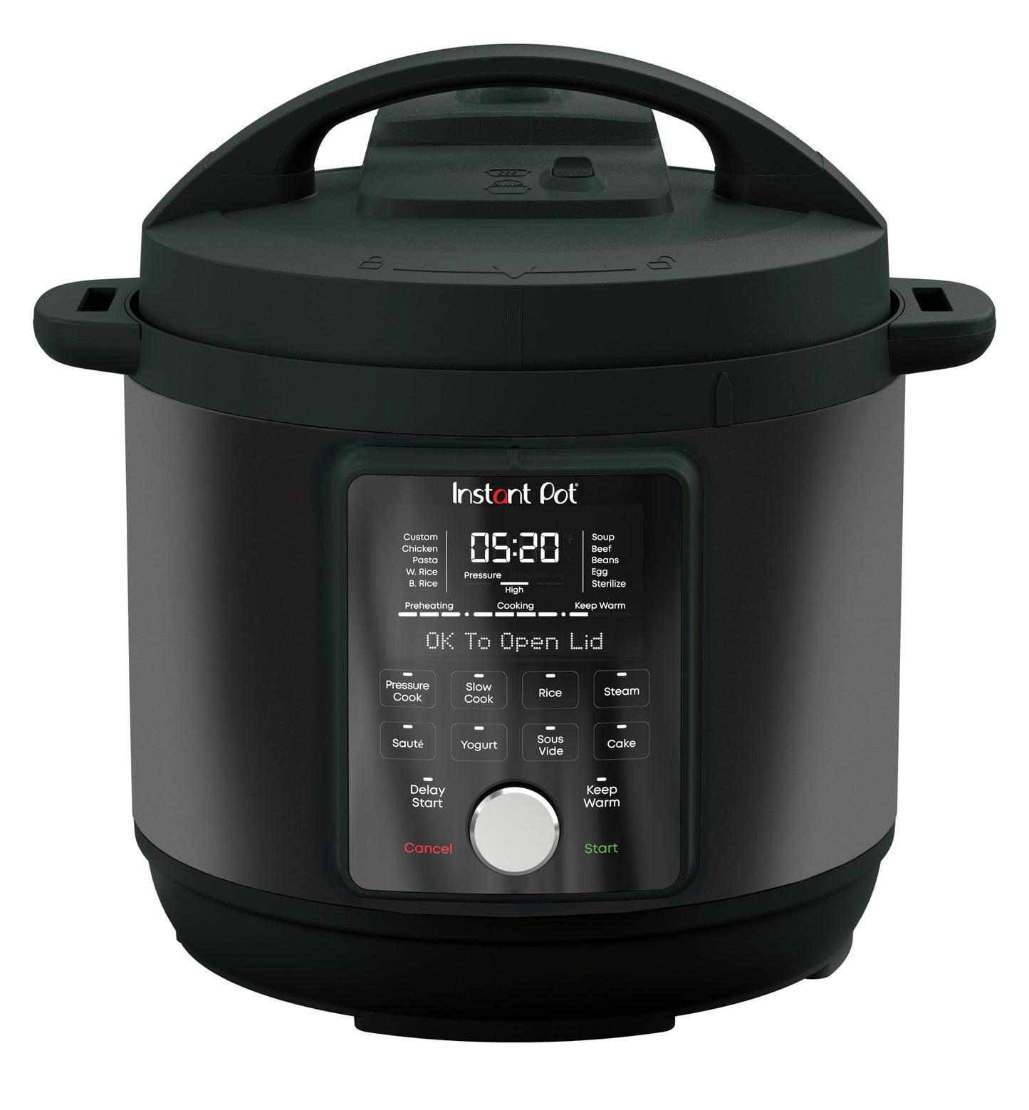 Instant Pot Duo Plus with WhisperQuiet technology, multi-cooker 5.7 L - pressure cooker, slow cooker, rice cooker, sauté pan, yogurt maker, keep warm function, steamer, vacuum cooker, cake baking - DPPC604