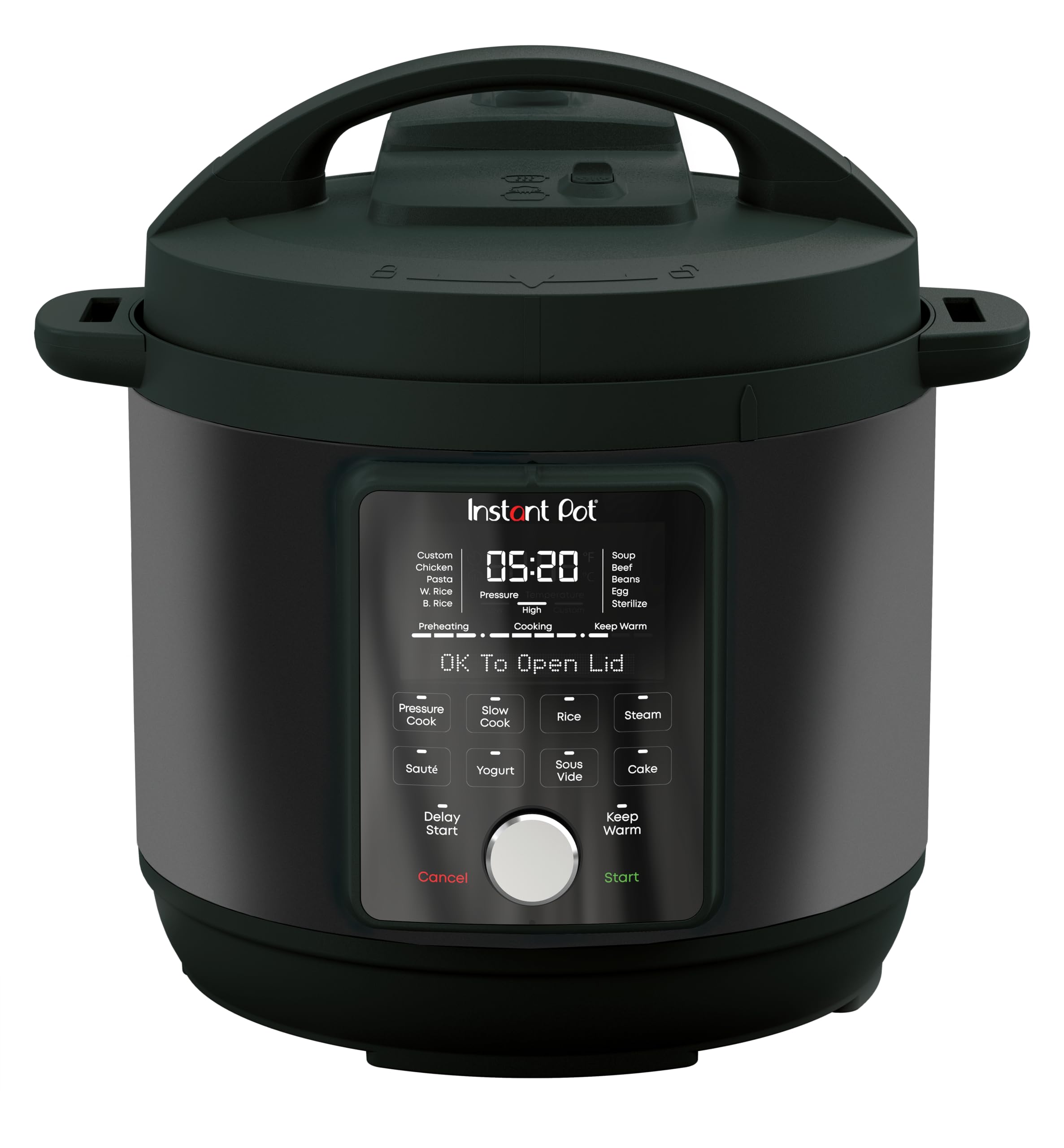 Instant Pot Duo Plus with WhisperQuiet technology, multi-cooker 5.7 L - pressure cooker, slow cooker, rice cooker, sauté pan, yogurt maker, keep warm function, steamer, vacuum cooker, cake baking - DPPC604