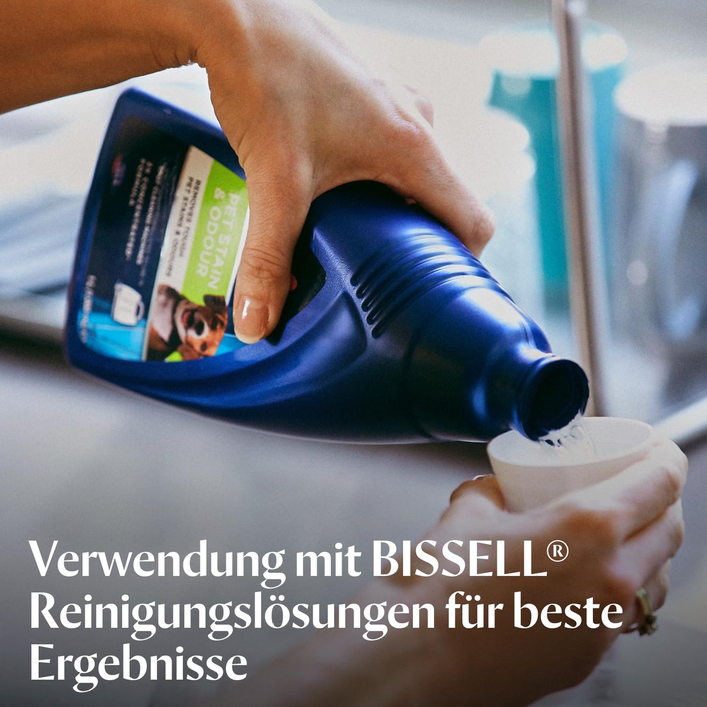 BISSELL SpotClean Pet Pro, upholstery cleaner device, carpet cleaner for dirt stains, vacuum cleaner for pet owners, wet vacuum cleaner for carpets, upholstery, car & more, powerful 750W motor, 15585