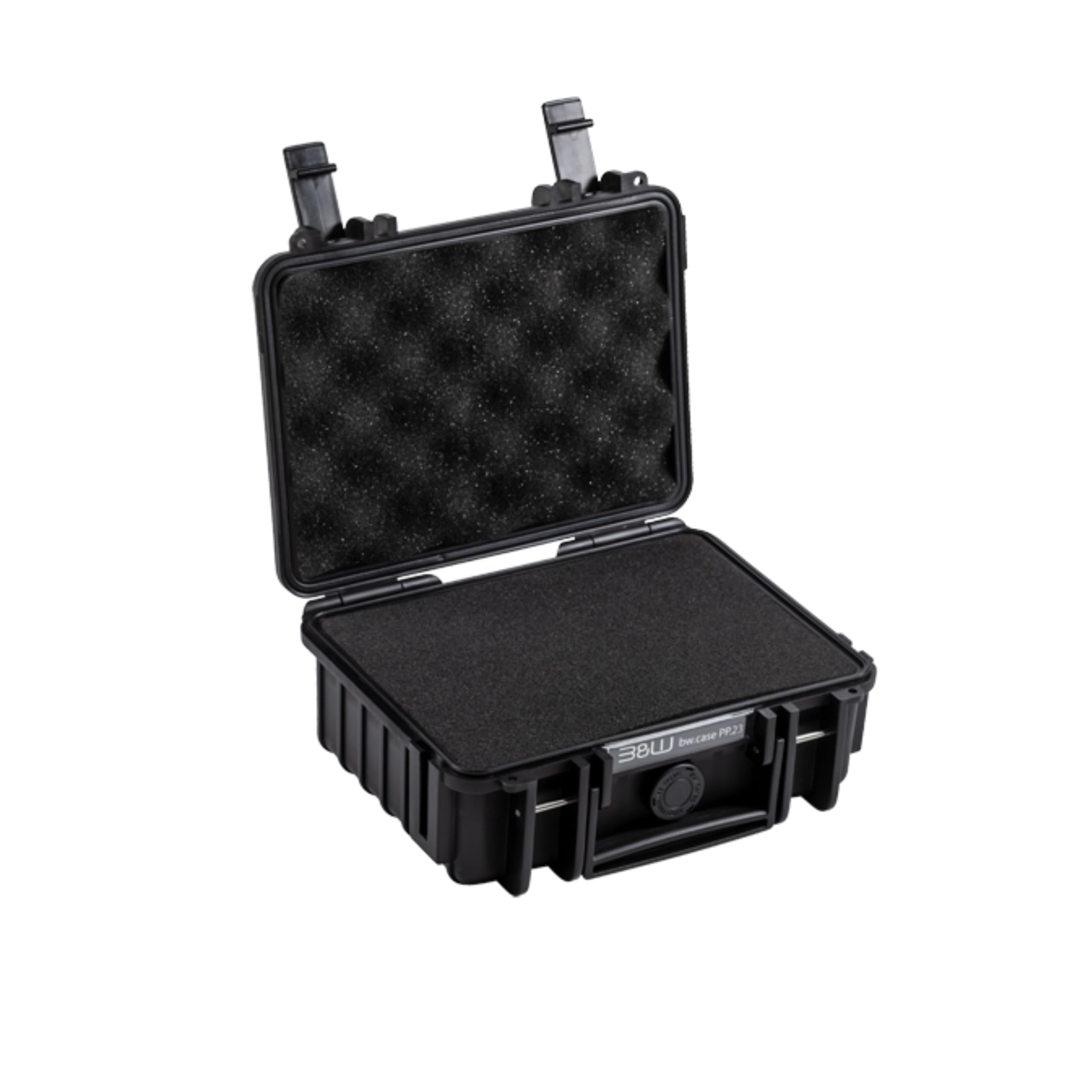 B&W International protective case 500 (PP.23) black with cube foam - 500/B/SI