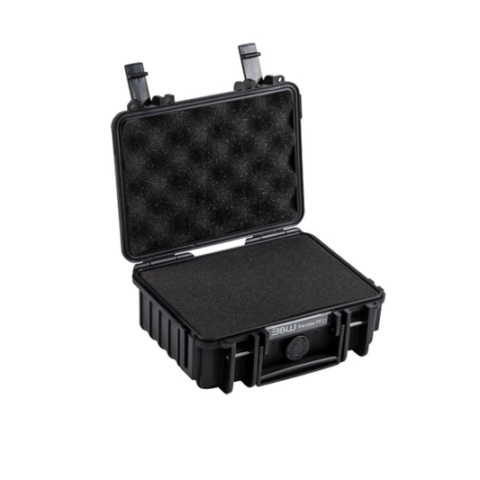 B&W International protective case 500 (PP.23) black with cube foam - 500/B/SI