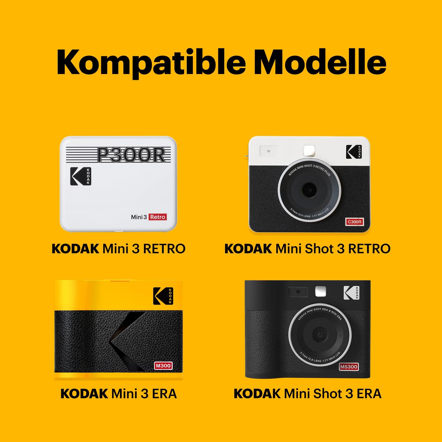 KODAK ICRG360 – Farbpatrone und Fotopapier für 60 Fotos (7,6 x - ICRG-360_EU