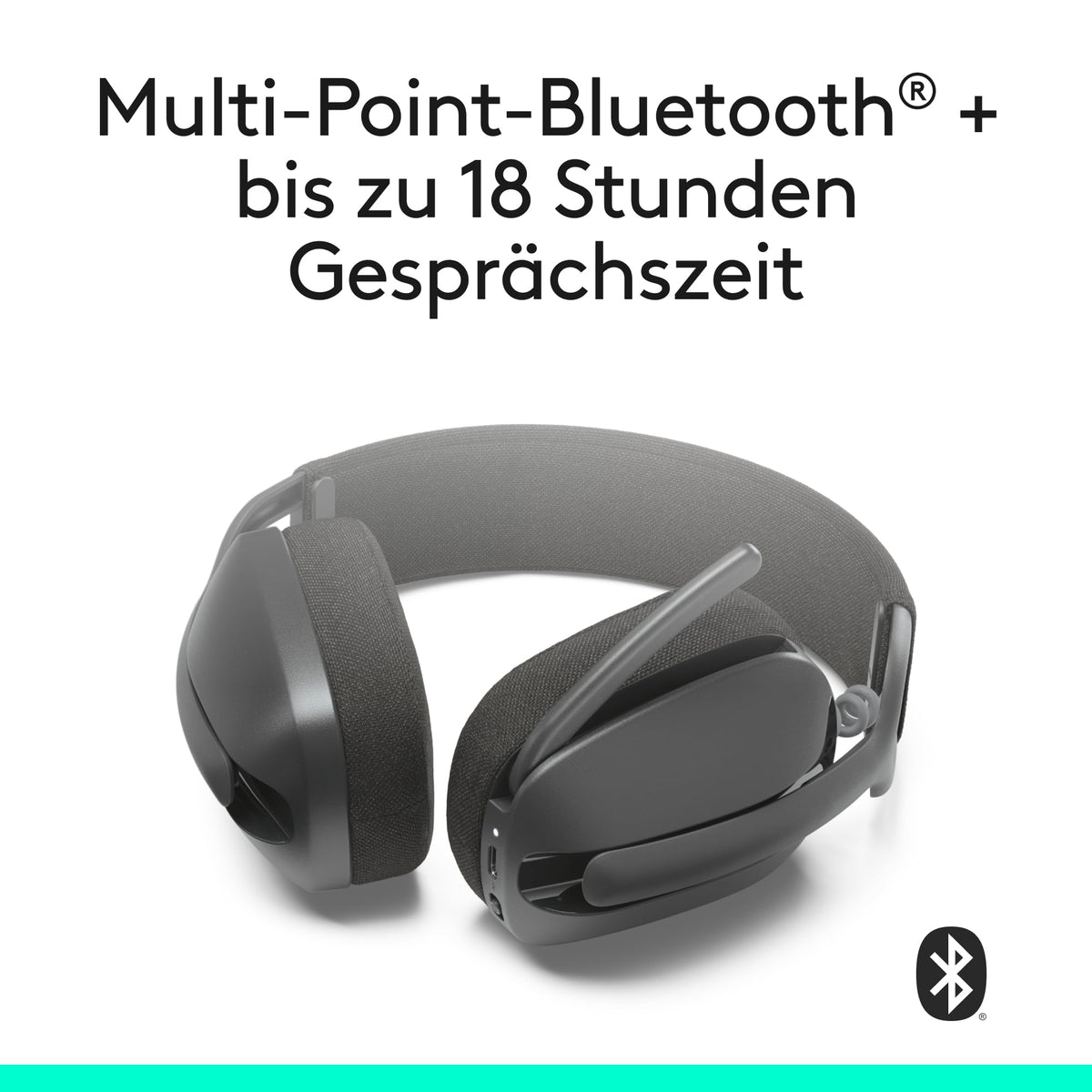 Logitech Zone Vibe 100 Lightweight Wireless Over-Ear Headphones - 981-001213