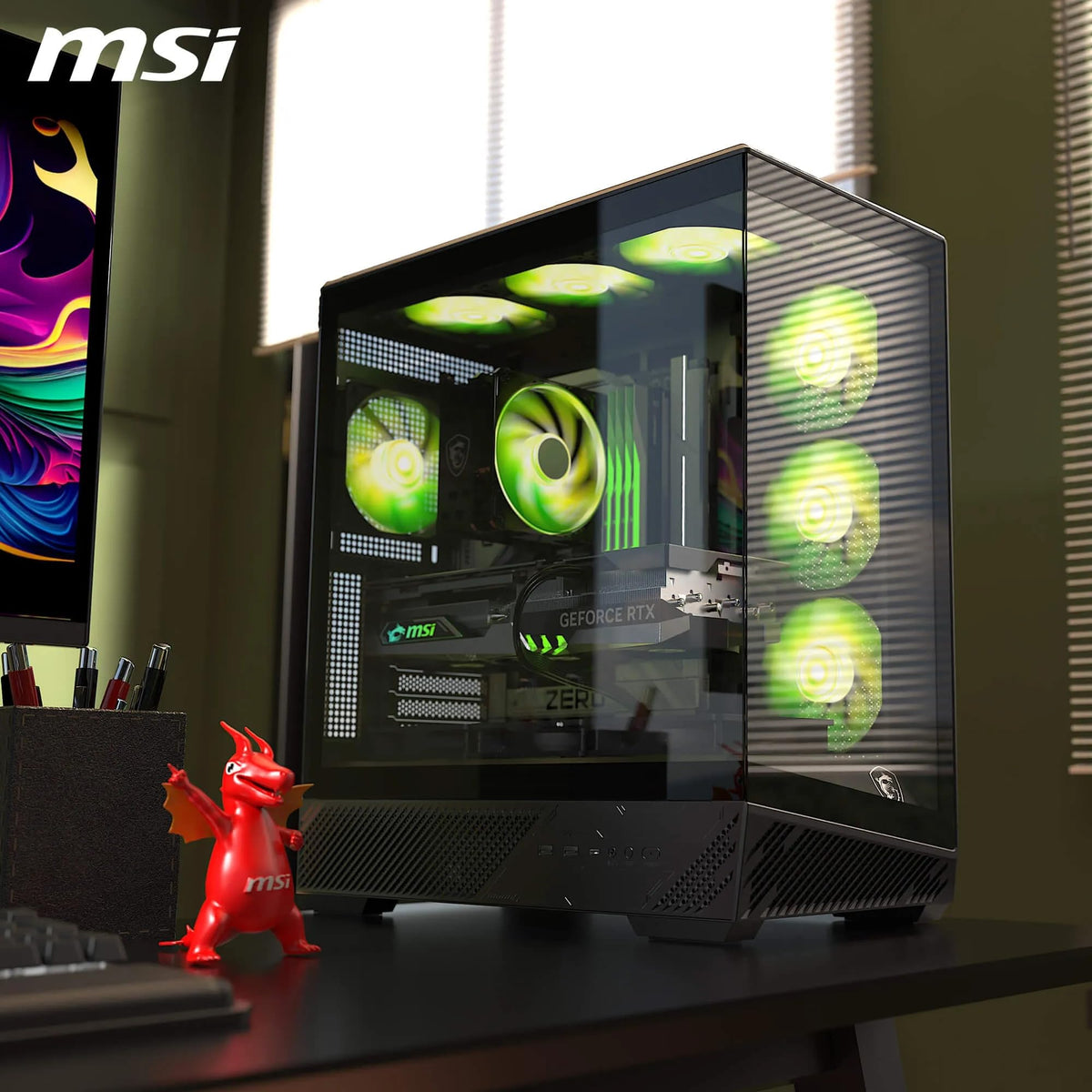 MSI MAG PANO 130R PZ – Carcasa de gaming Mid-Tower - 306-7G32R21-HH9