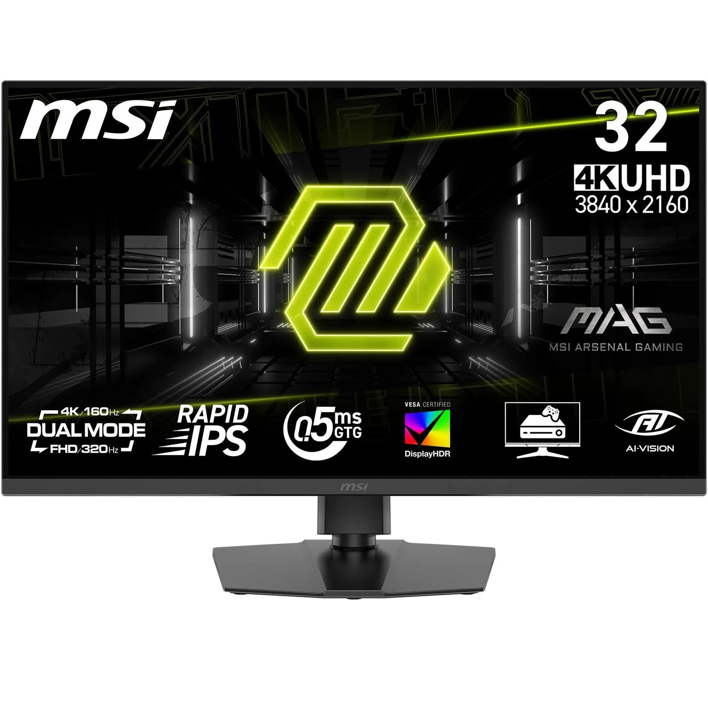 MSI, MAG 322URDF E16, 32-inch, 4K UHD, 3840x2160, gaming - 4711377307383