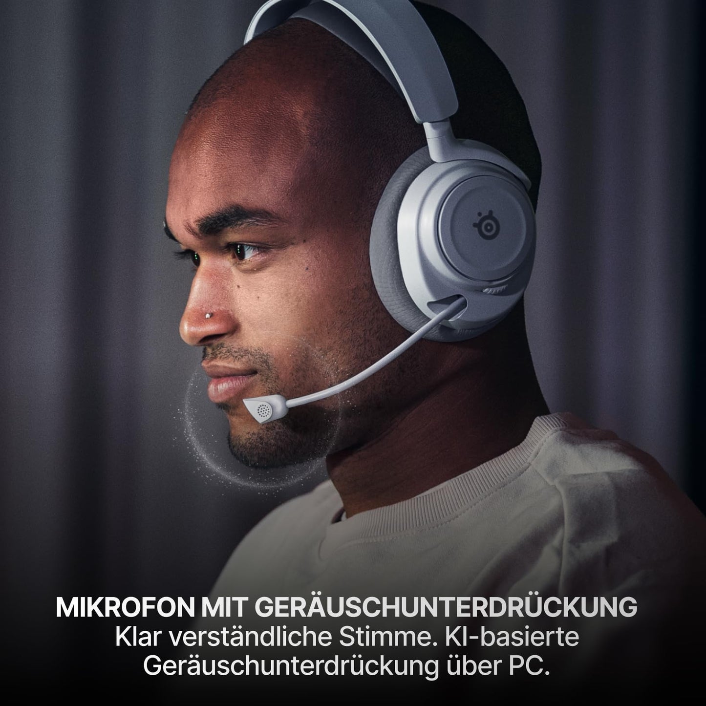 SteelSeries Arctis Nova 7P Wireless Gen 2 - PS5 Headset - Gaming Headset Wireless - App Control - Over 50 Hours Battery & Quick Charge Function - 2.4 GHz + Bluetooth - For PlayStation, PC & More - White - 61745