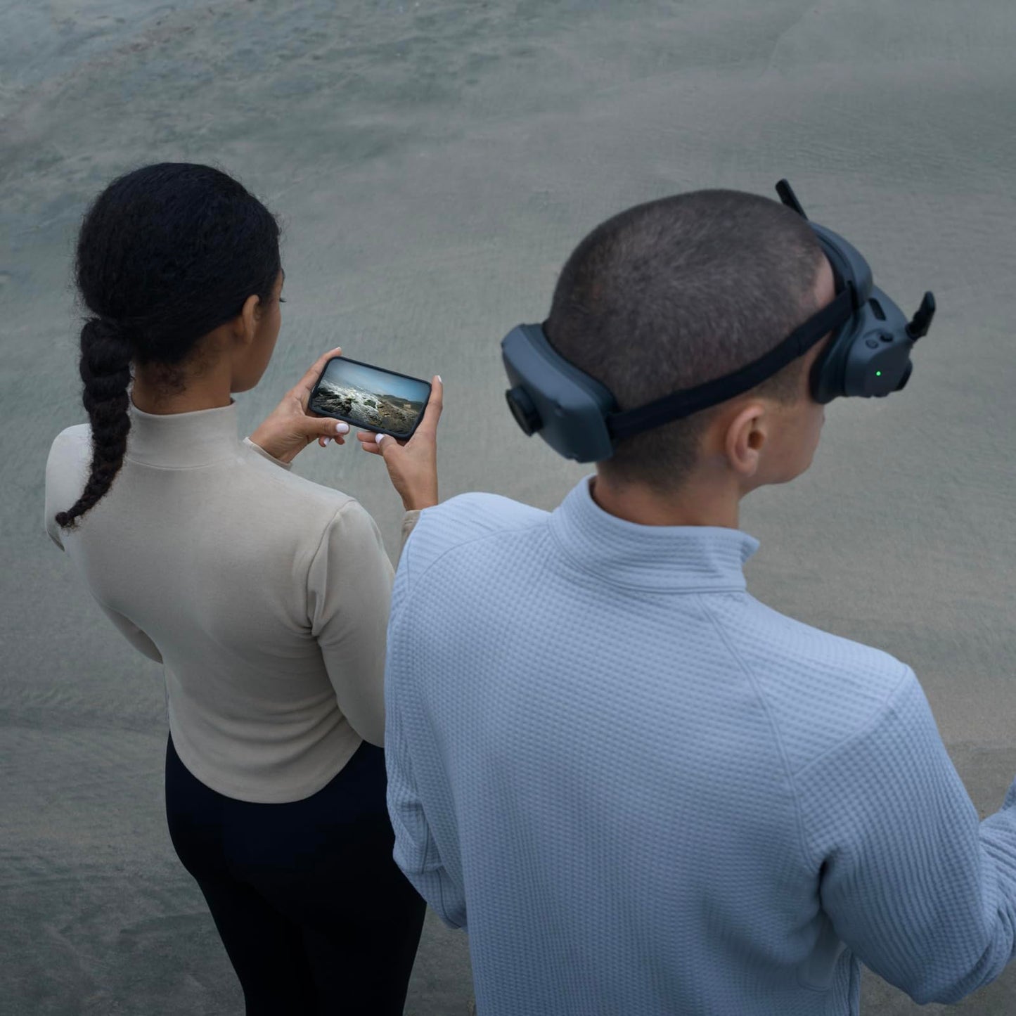 DJI Goggles 3, FPV goggles with breathtaking micro-OLED screens, immersive flight experience, O4 HD video transmission, adjustable diopters, wireless streaming, drone goggles - 6941565980069