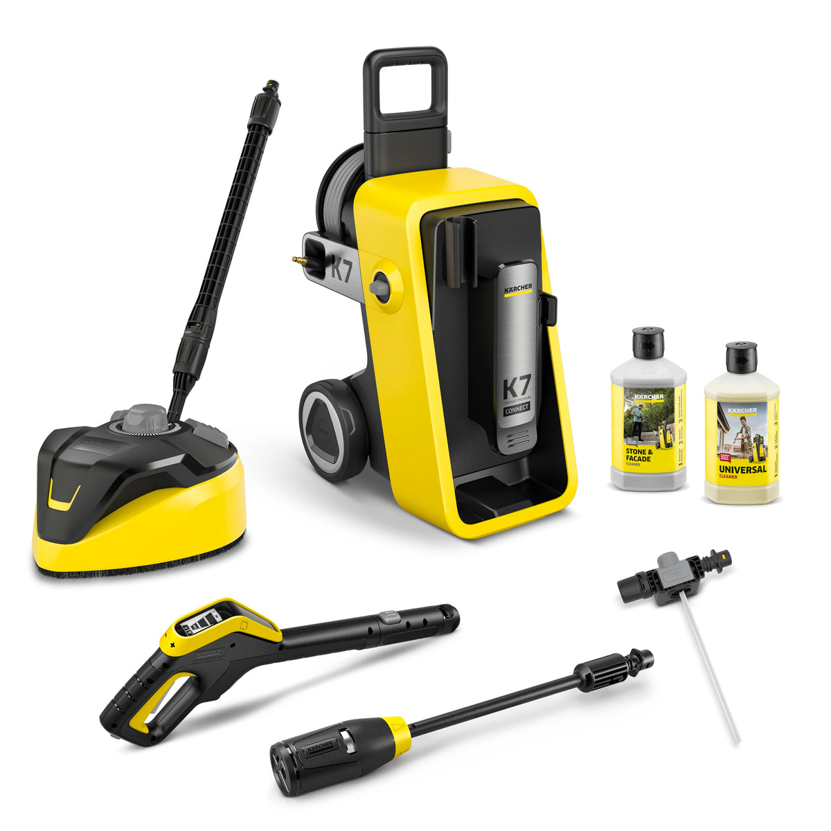 Kärcher High Pressure Cleaner K 7 Comfort Premium Connect, max. 180 bar, 600 l/h, hose reel, app control, electric - 1.317-543.0