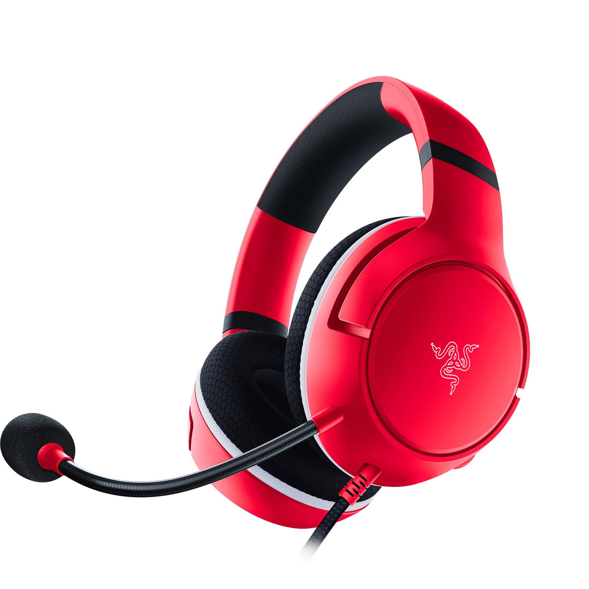 Razer Kaira X - Căști de gaming cu fir pentru Xbox Series X|S (driveri TriForce de 50 mm, microfon HyperClear cu diagramă cardioidă, controale integrate, compatibilitate multiplatformă) Roșu - RZ04-03970500-R3M1