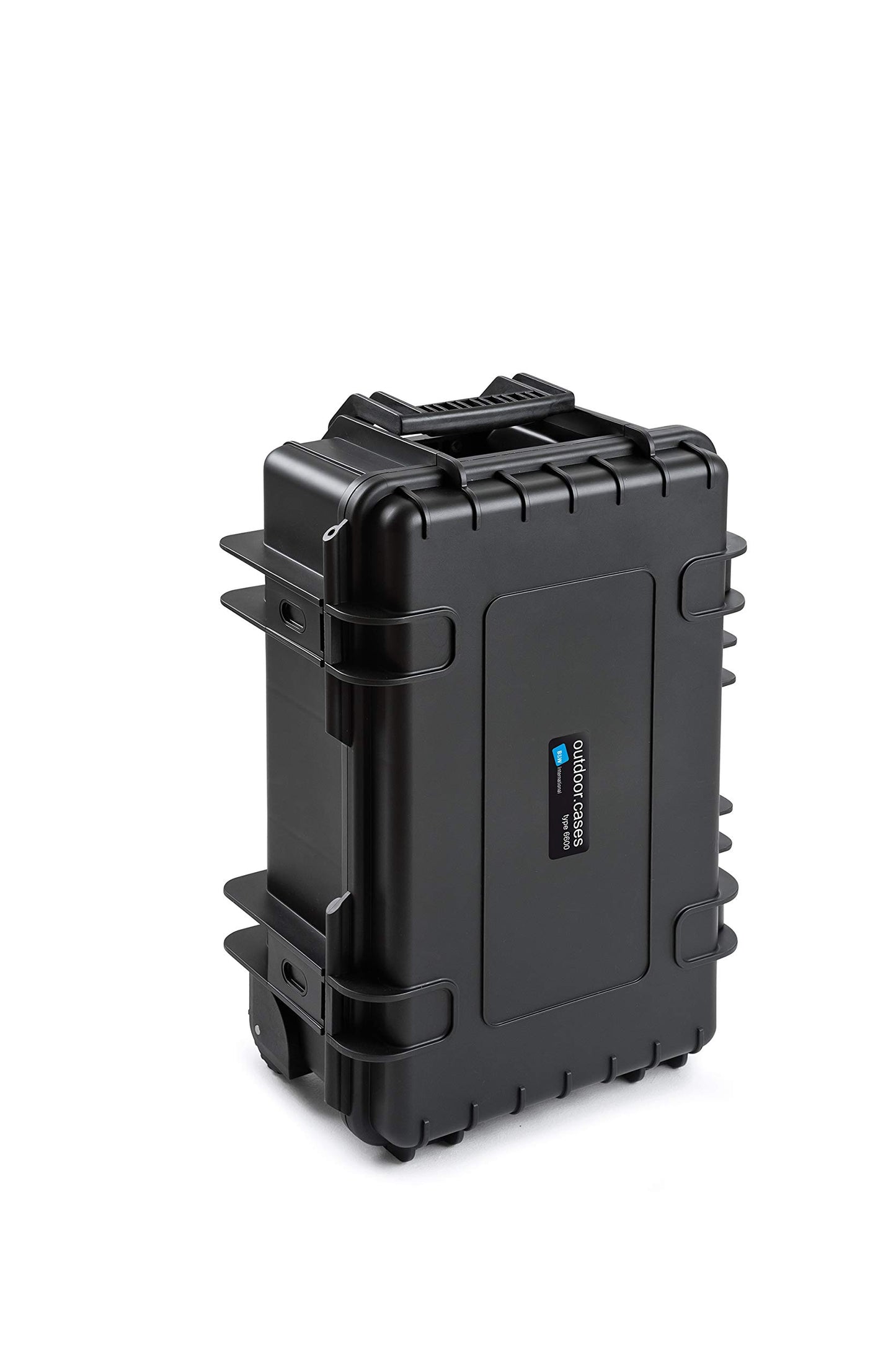 B&W International multi-purpose case Outdoor 6600 (PP.428) black - with cube foam - waterproof (IP67), dustproof, impact-resistant, extremely robust - 6600/B/SI
