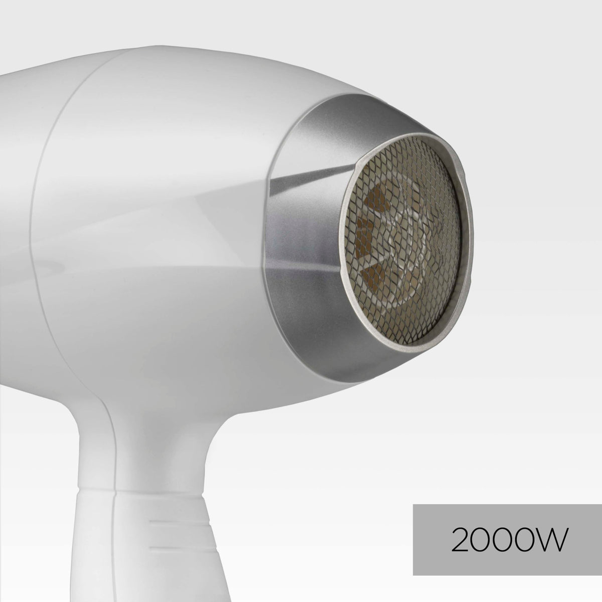 BaByliss Hair Dryer Speed Pro 2000W – Professional AC Hair Dryer, Made in Italy, Lightweight and with Anti-Frizz Ion Technology, 3 Temperature and 2 Speed Settings, White, 6704WE