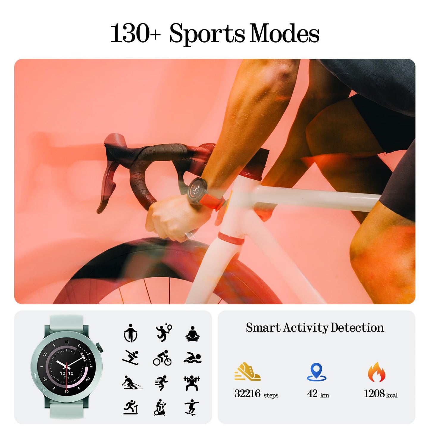 CMF Watch 3 Pro - Smartwatch 1.43" AMOLED, 13 Day Battery, Dual GPS, Bluetooth Calls with AI Noise Reduction, Heart Rate & Sleep Tracking - Orange - D399