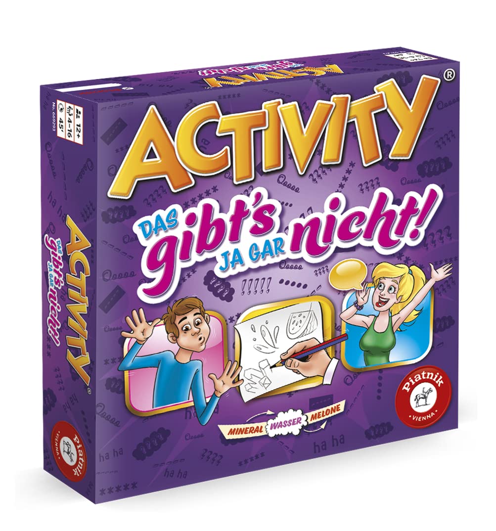 Piatnik 6692 - Activity - There's no such thing/The imaginative edition for parties and game evenings/Pantomime, drawing, explaining are in demand/660 new terms/Up to 16 players possible